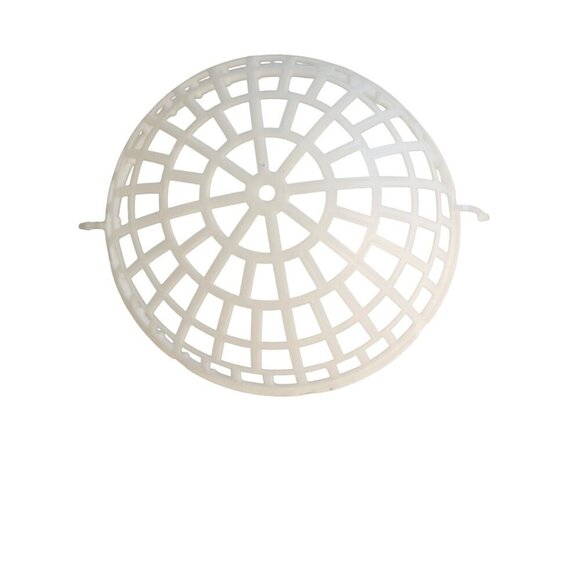 Clear Acrylic Wall Planter With White Basket For Orchids & Ferns - Picture 4 of 8